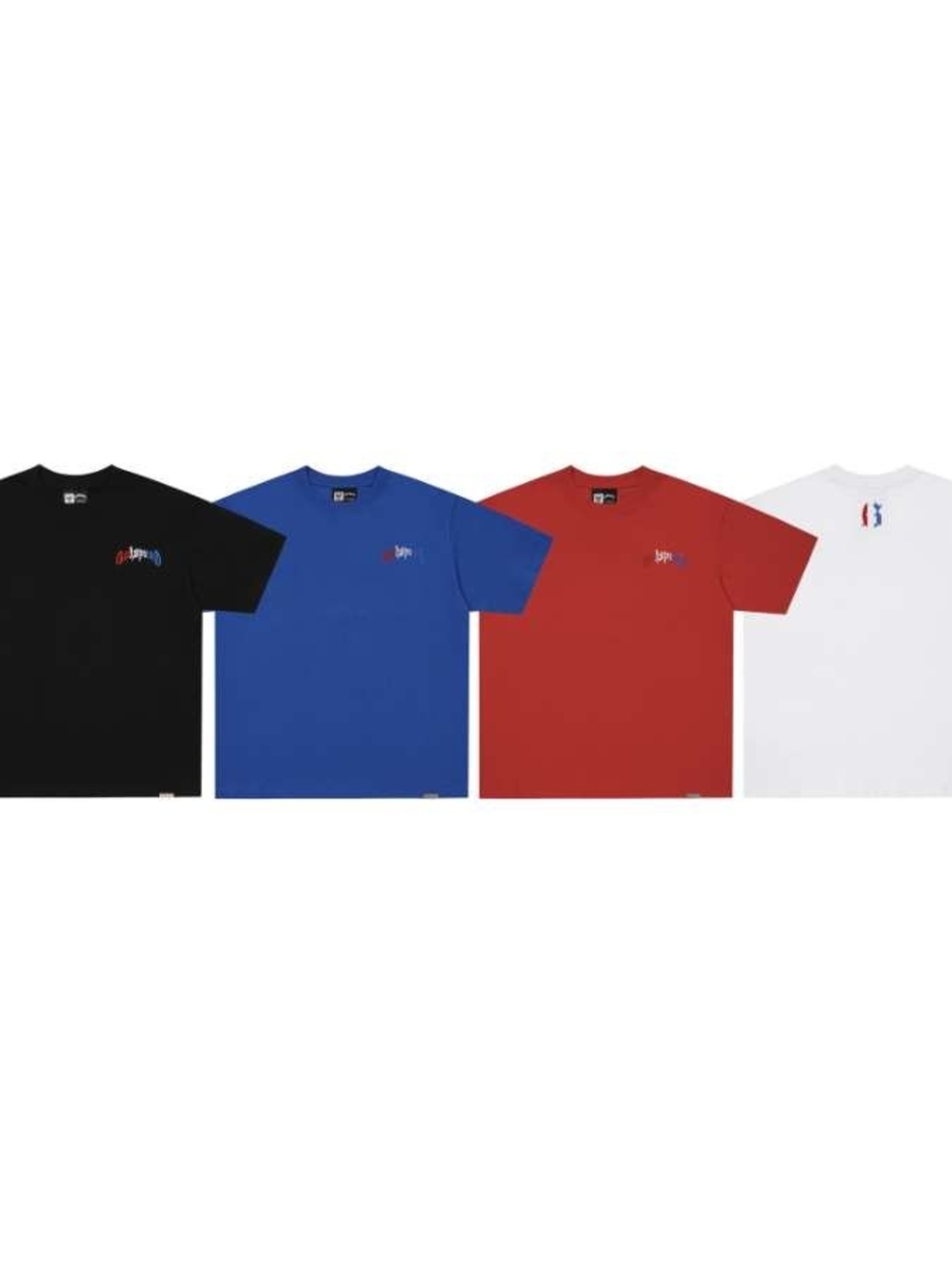 Men's Short-Sleeve Crewneck T-Shirt - Black, Blue, Red, White